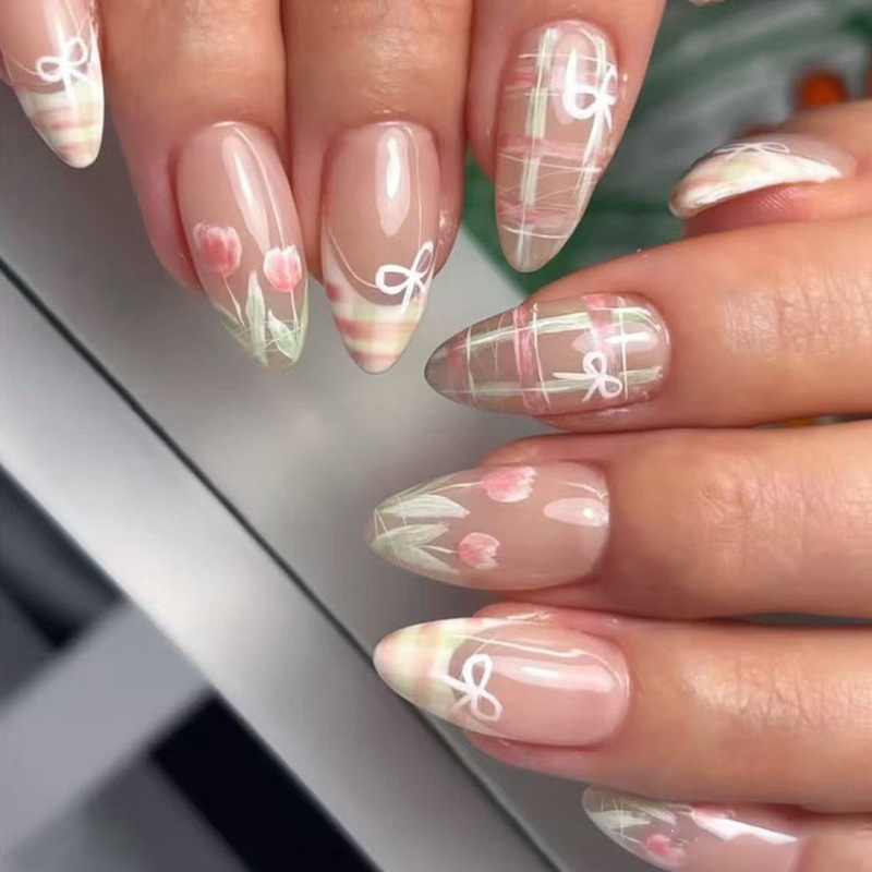 24 шт., наборы накладных ногте – обзор и цена Nail Art Valentine