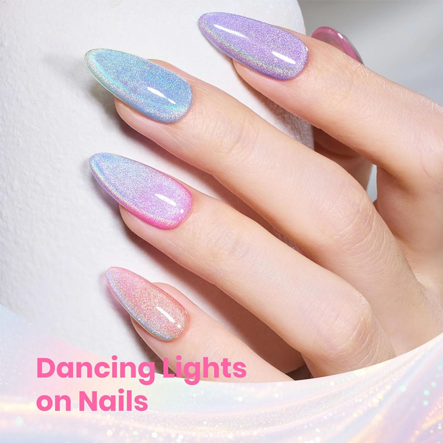 Набор гель-лаков QAZIXU 1/6 шт – обзор и цена Nail Art Cat Eye Pink