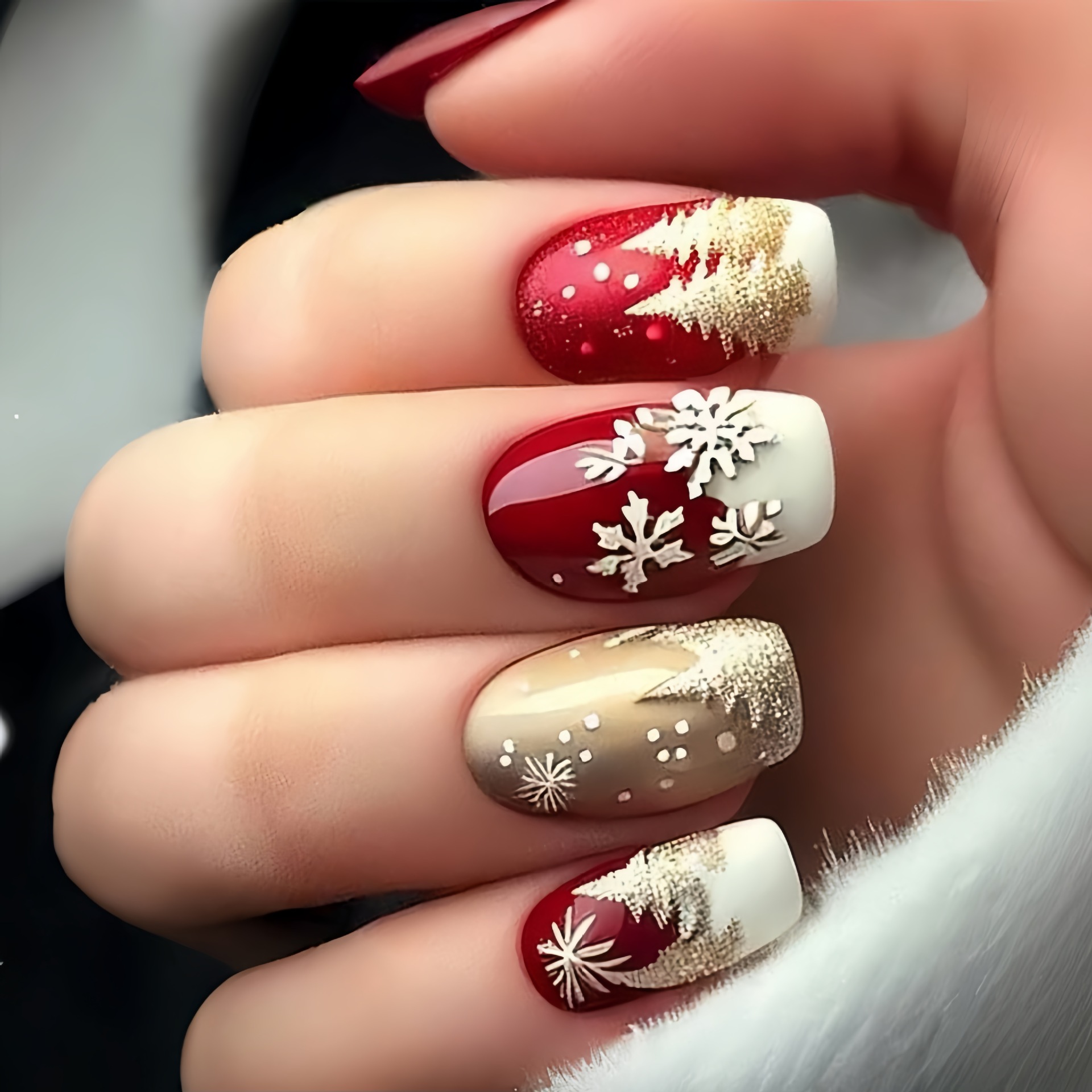 Средние накладные ногти для ро – обзор и цена Nail Art Fake