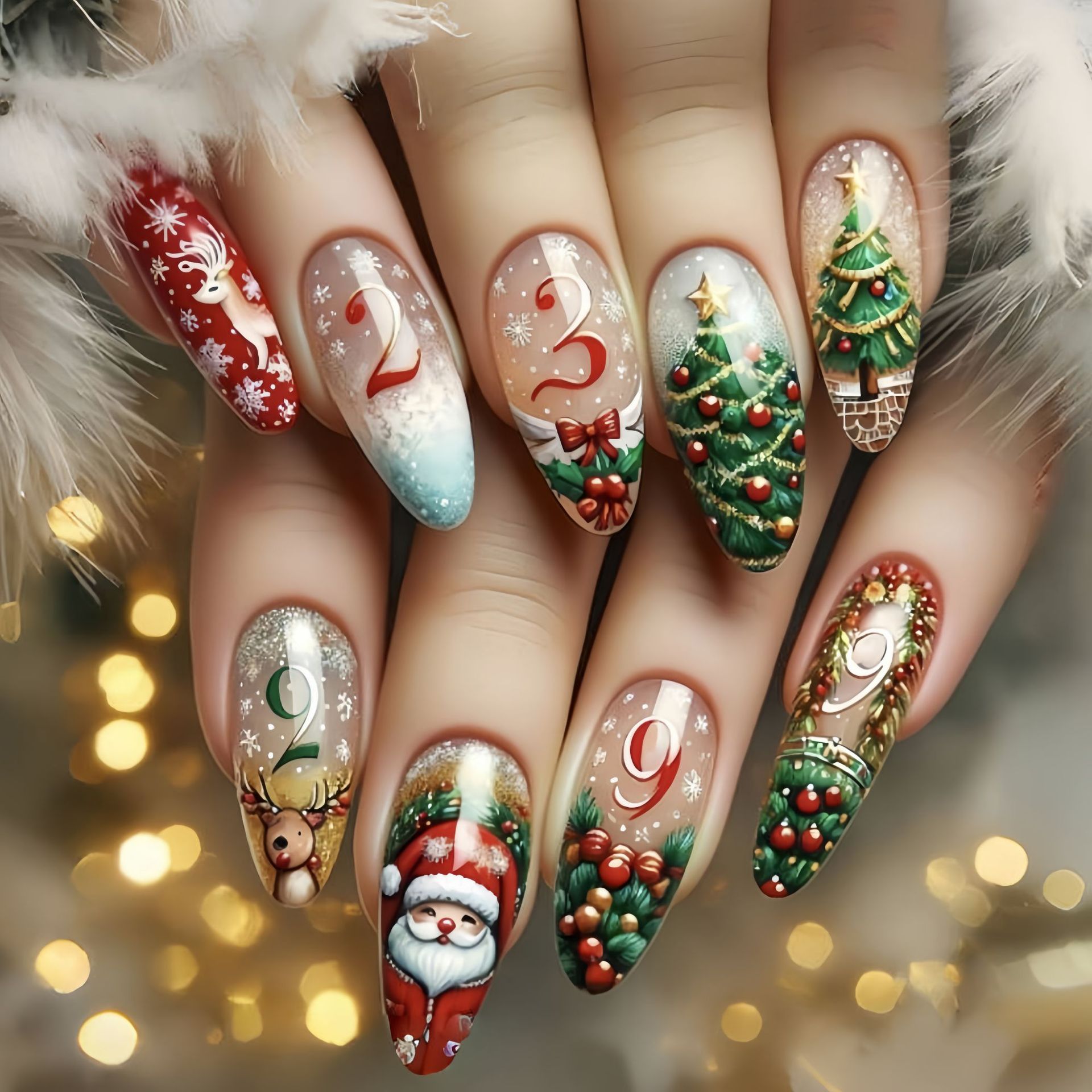 Средние накладные ногти для ро – обзор и цена Nail Art Fake