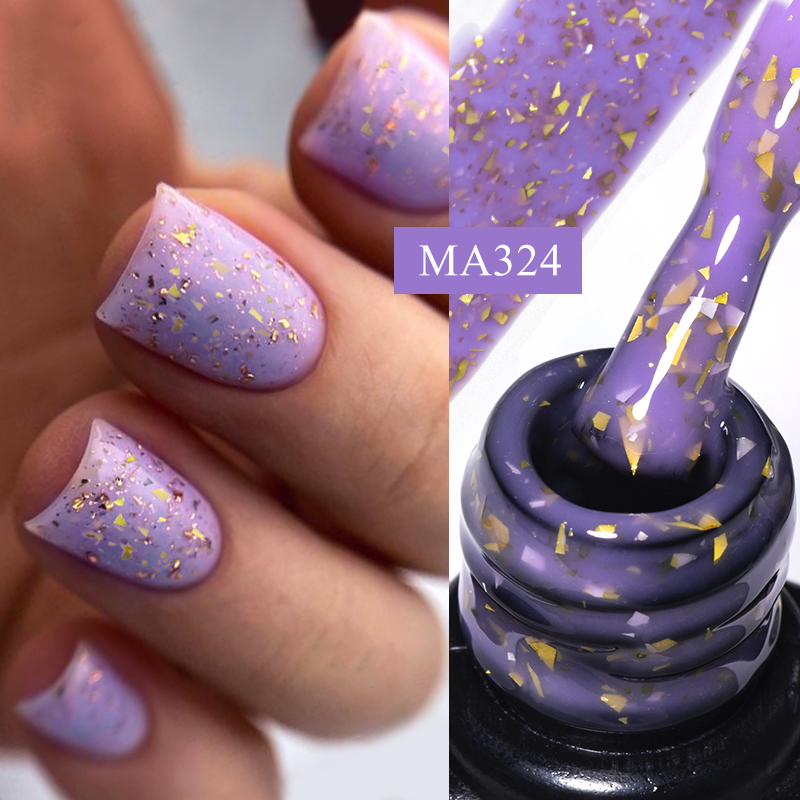 MEET ACROSS 7 мл розовый блест – обзор и цена Nail Foil Transfer