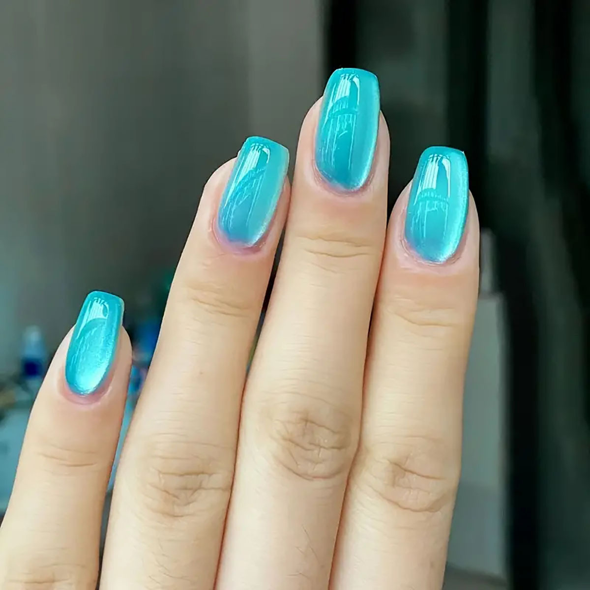 24 шт./30 шт. короткие квадрат – обзор и цена Nail Art Cat Eye Pink
