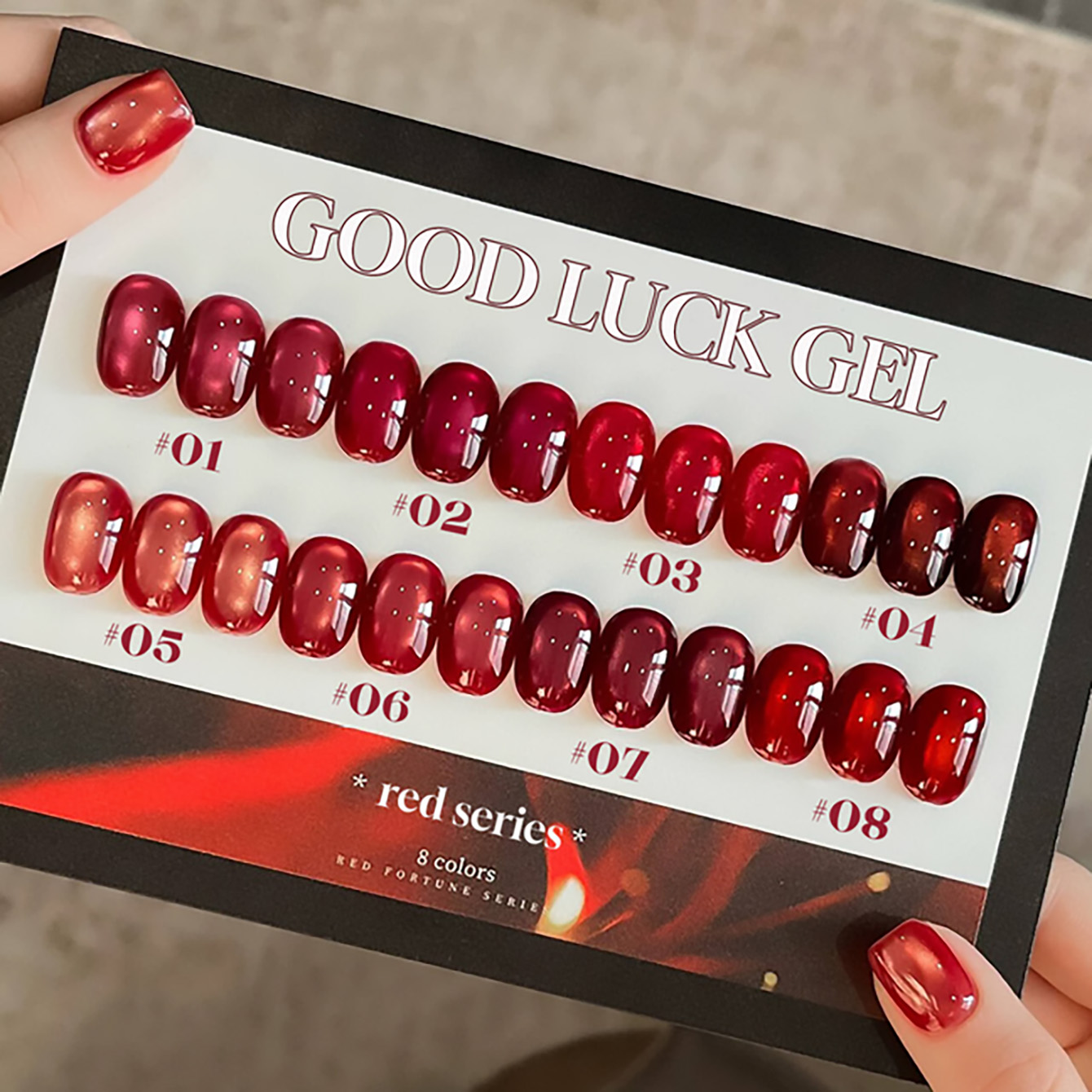 1 шт. TC Новогодний гель-лак д – обзор и цена Nail Art Red Wine Cat Eye