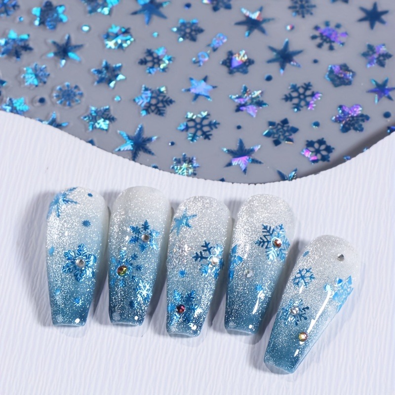 5 шт. рождественские наклейки  – обзор и цена Nail Art Xmas Design