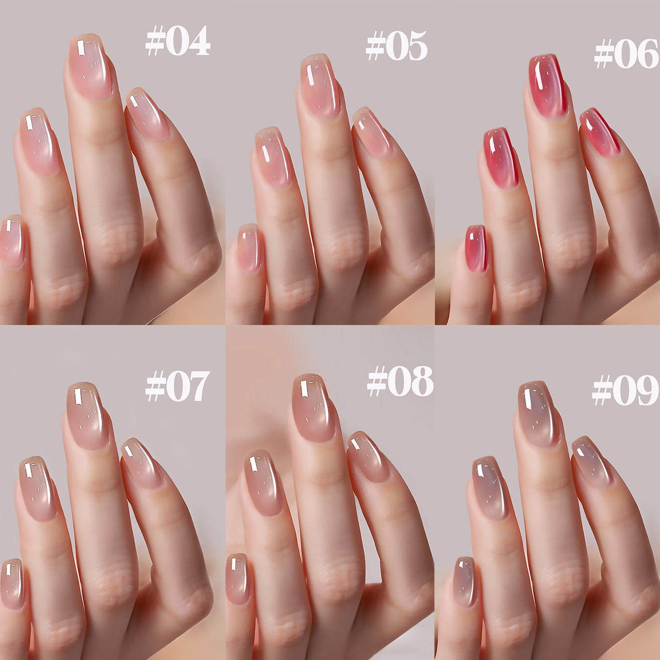 SHAKA 1-12 шт. Летний популярн – обзор и цена Nail Art Cat Eye Pink