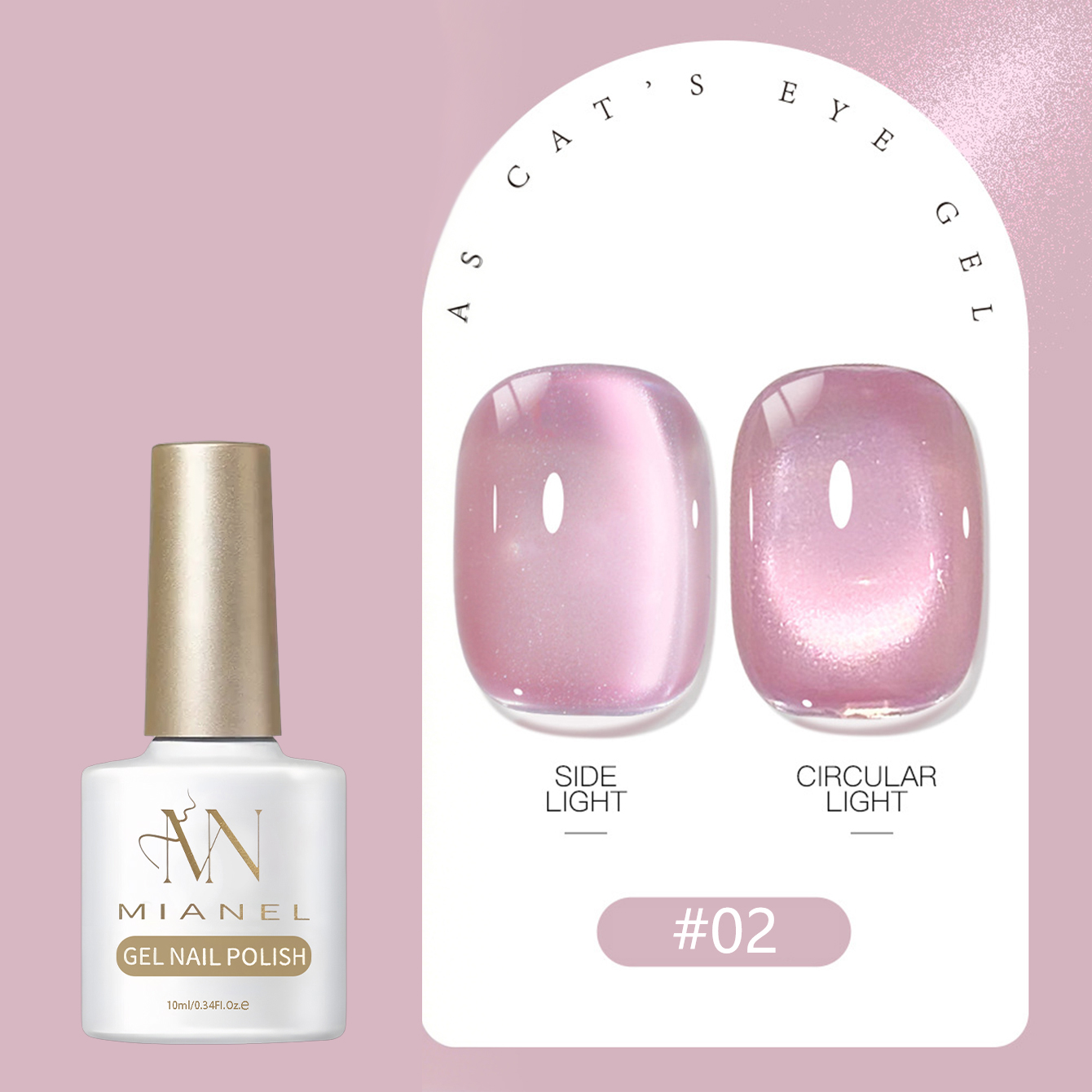 Гель-лак MIANEL Sheer Peach Nu – обзор и цена Nail Art Cat Eye Pink