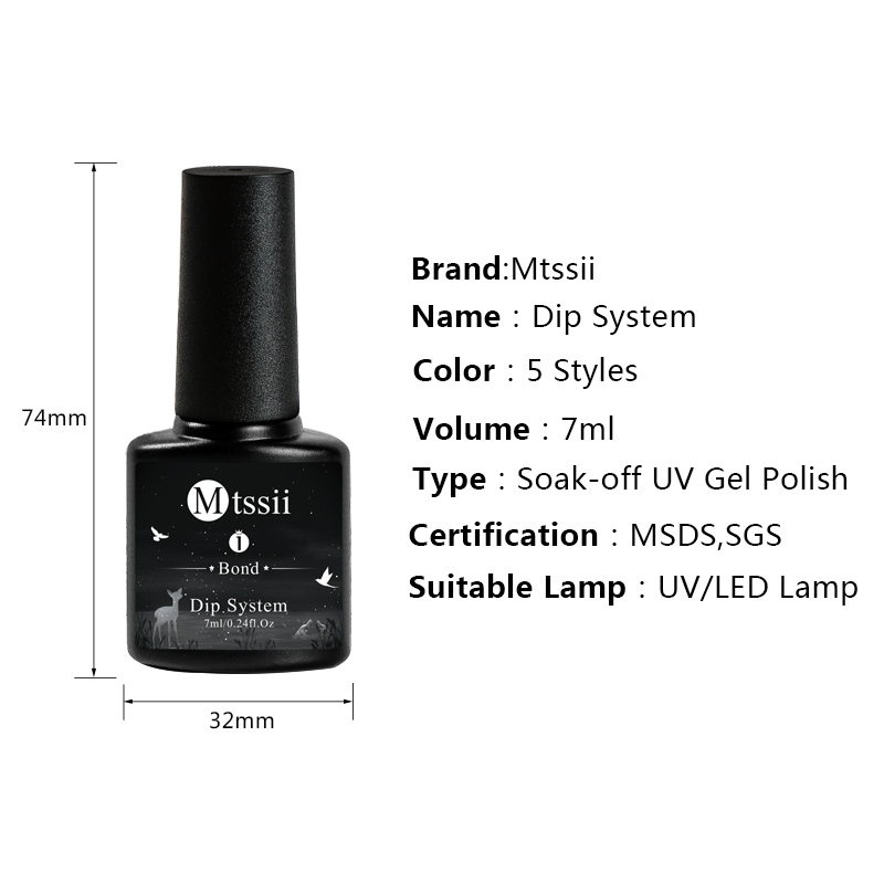 Mtssii 1/5 шт., система пудры  – обзор и цена Dip Powder Nail