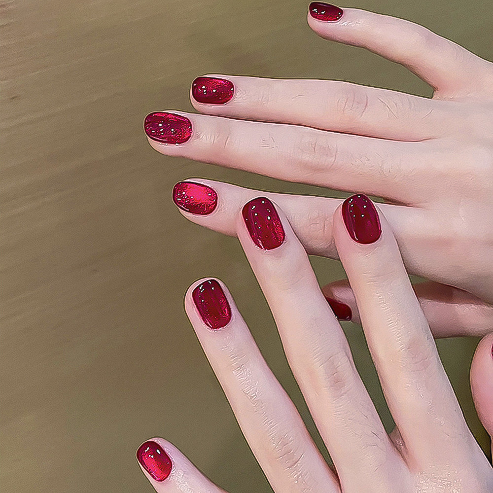Xeijayi 10 мл винно-красный ге – обзор и цена Nail Art Red Wine Cat Eye