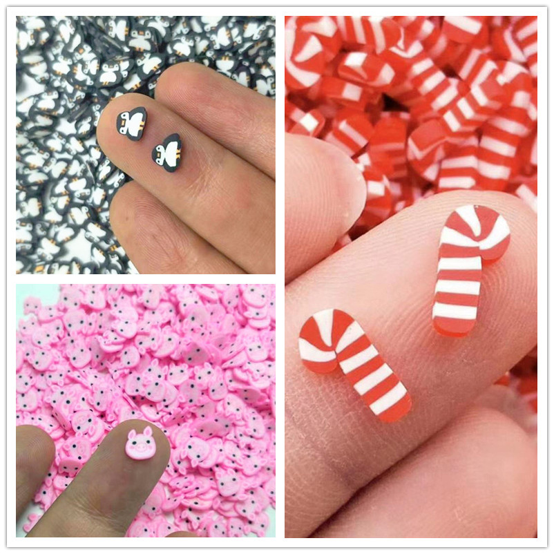 Полимерная мягкая глина 20 г,  – обзор и цена Nail Art Xmas Design