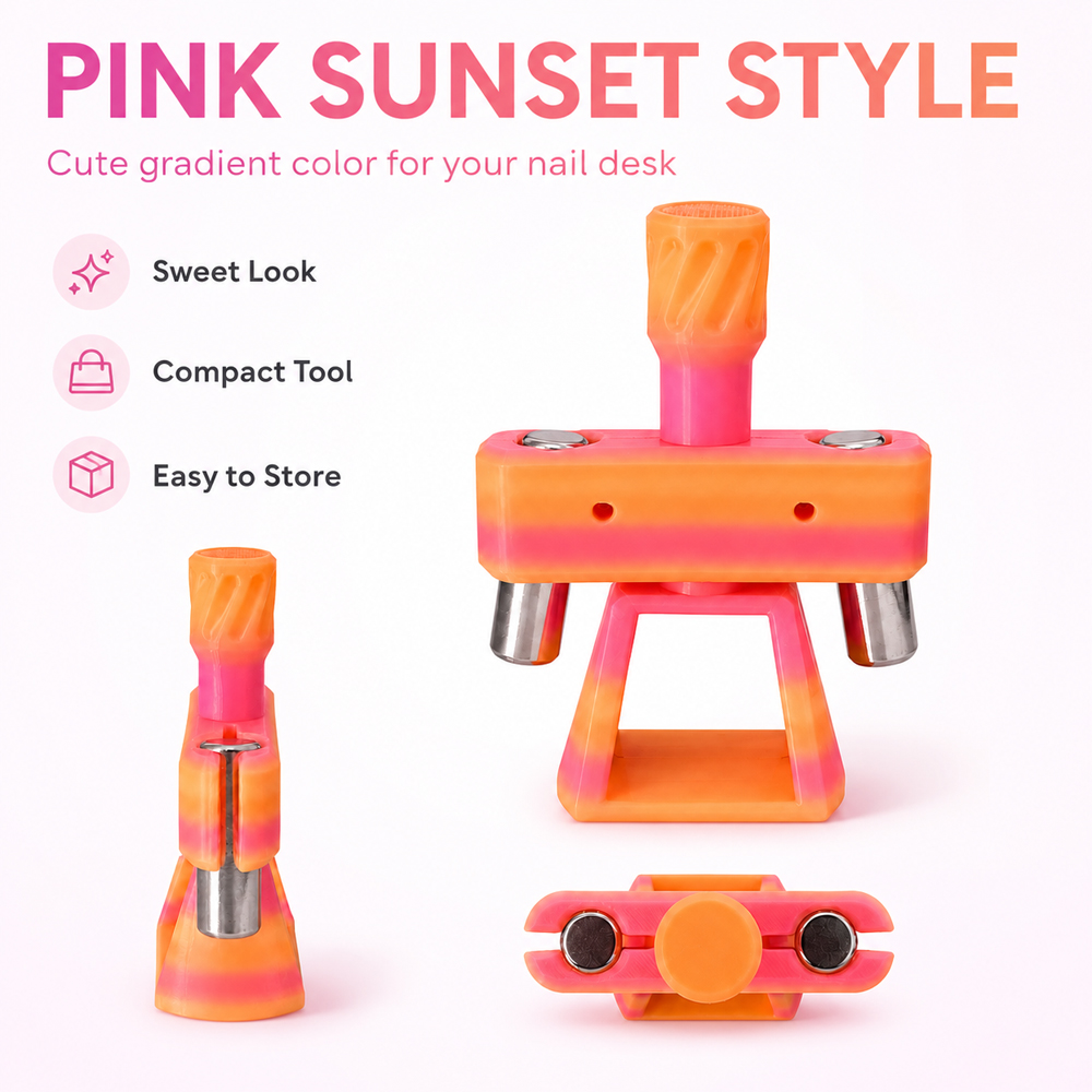 Магнитный набор для дизайна но – обзор и цена Nail Art Cat Eye Pink