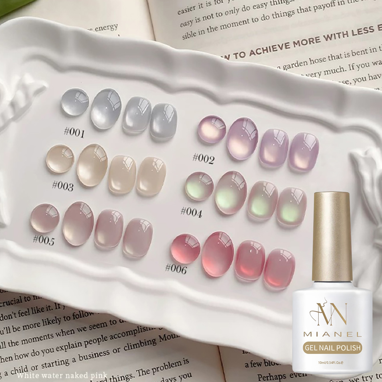 Гель-лак MIANEL 10 мл с эффект – обзор и цена Nail Art Cat Eye Pink