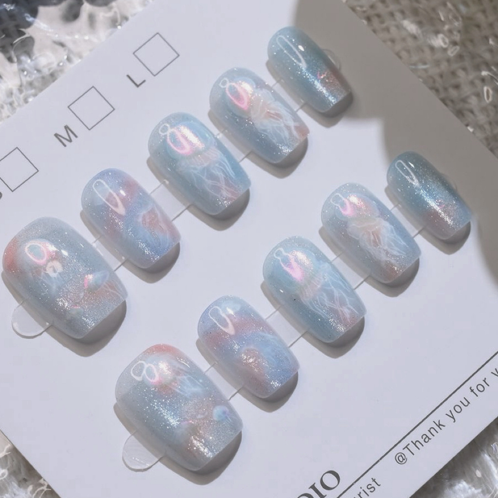 10 шт., женские цветные мечтат – обзор и цена Nail Art Fake