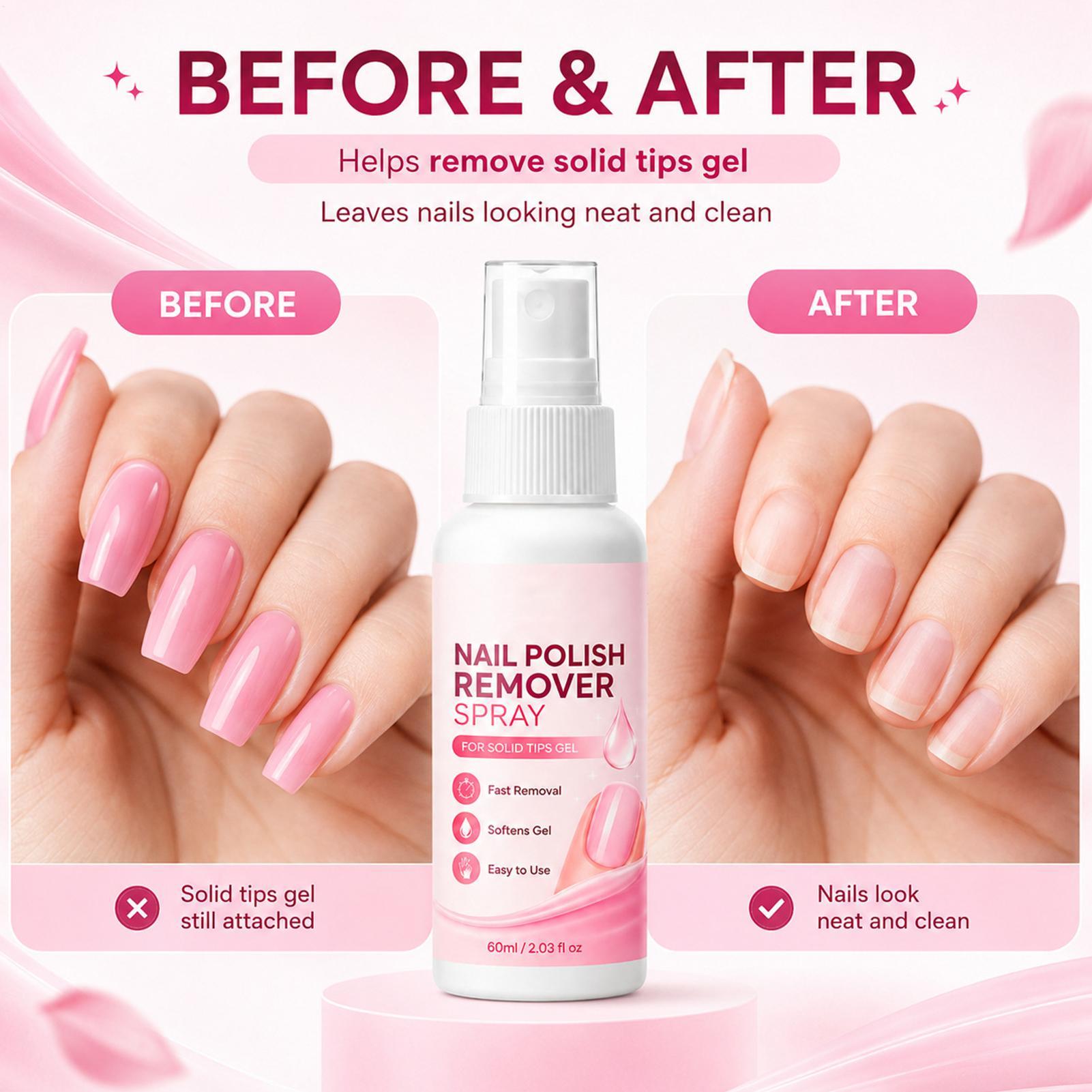 60 мл спрея для снятия накладн – обзор и цена Nail Art Fake