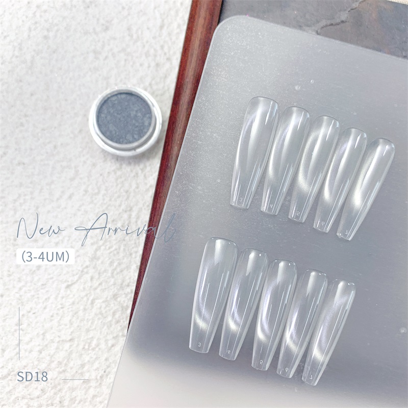 HNDO Новый серебристо-белый 3D – обзор и цена Dip Powder Nail