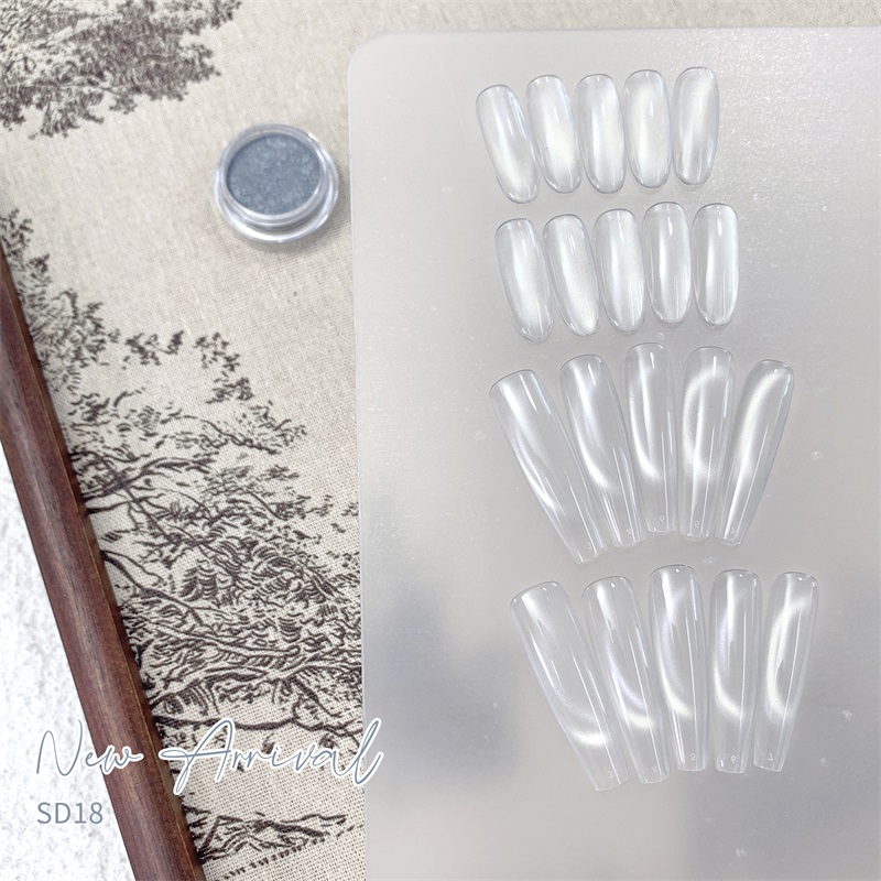 HNDO Новый серебристо-белый 3D – обзор и цена Dip Powder Nail