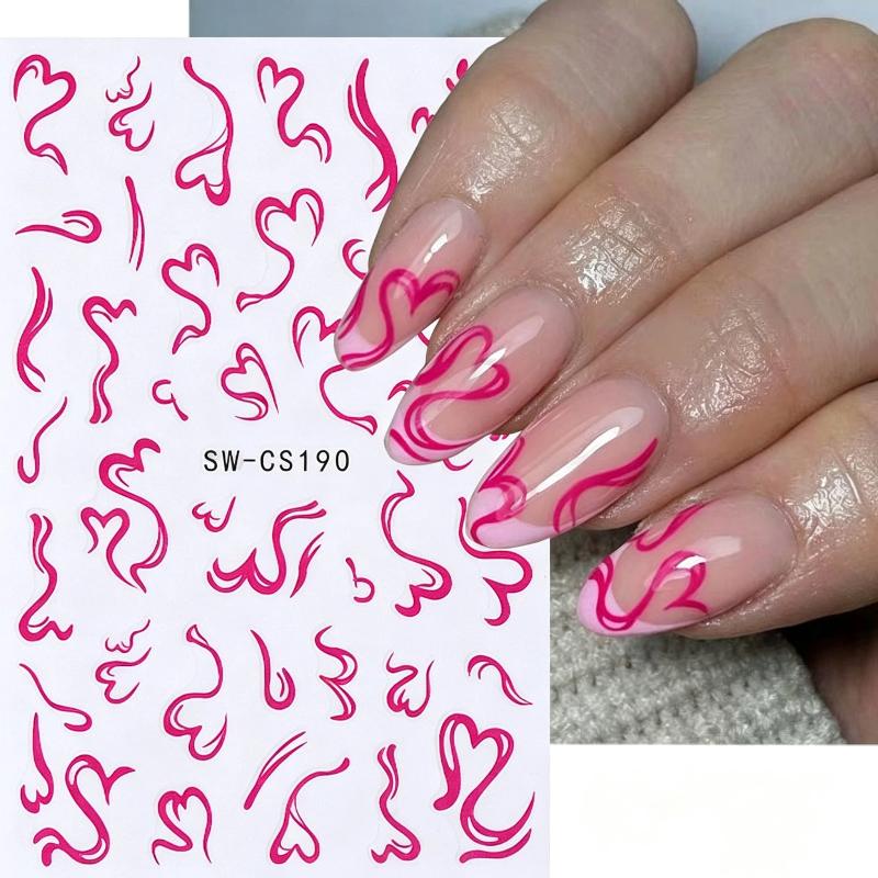 2 листа наклеек для ногтей на  – обзор и цена Nail Art Valentine