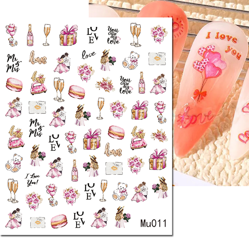 3d слайдеры для дизайна ногтей – обзор и цена Nail Art Valentine