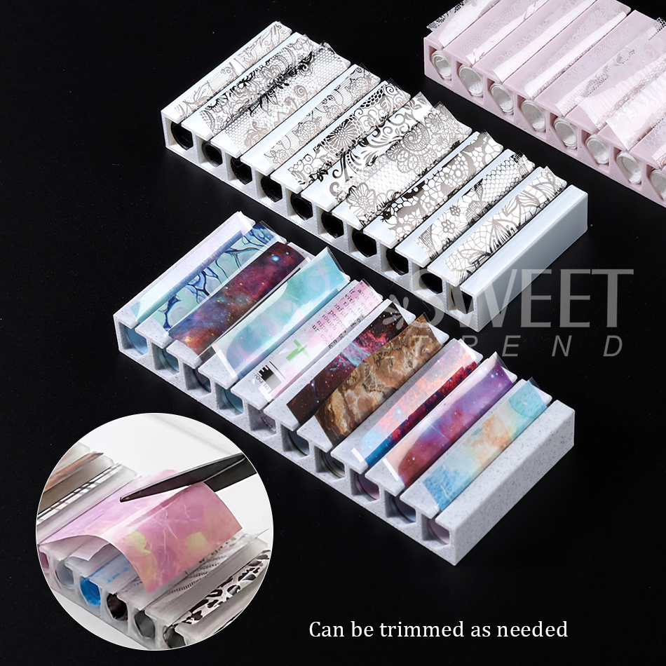 Коробка для хранения фольгиров – обзор и цена Nail Foil Transfer