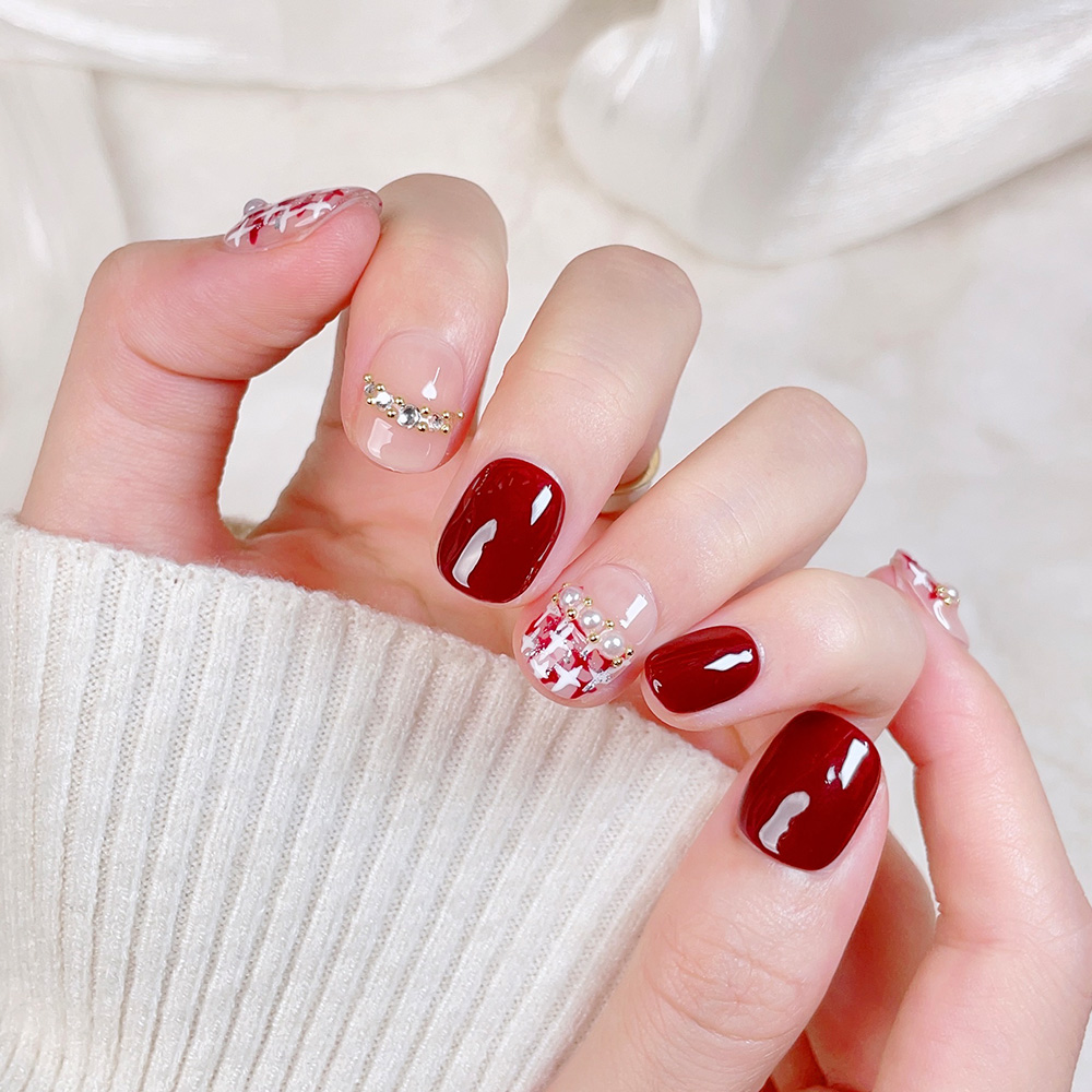 Набор из 10 коротких квадратны – обзор и цена Nail Art Fake