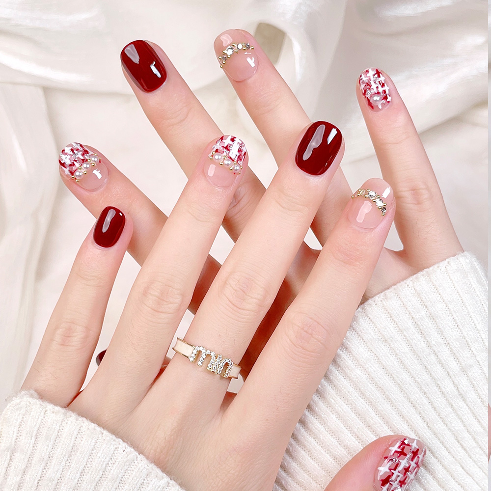 Набор из 10 коротких квадратны – обзор и цена Nail Art Fake