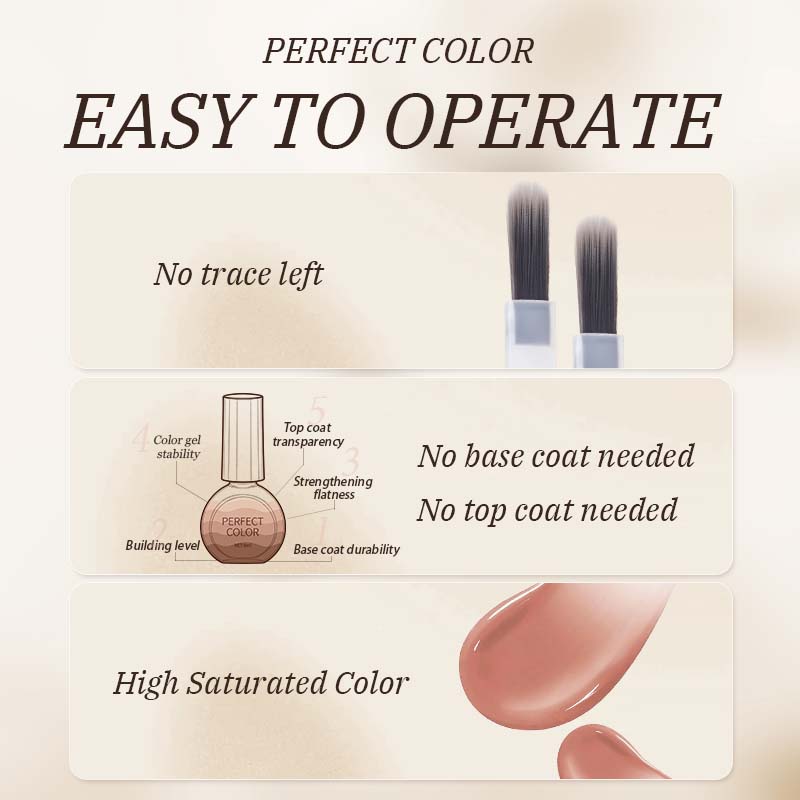 Гель-лак PERFECT COLOR All-in- – обзор и цена Nail Art Dusty Pink