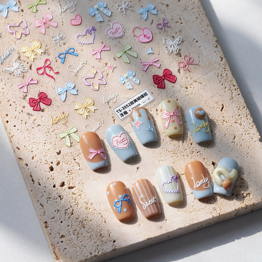 Наклейки для ногтей TENSOR NAI – обзор и цена Nail Art Elegan
