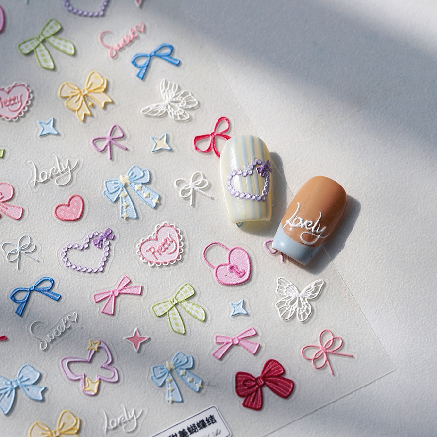 Наклейки для ногтей TENSOR NAI – обзор и цена Nail Art Elegan