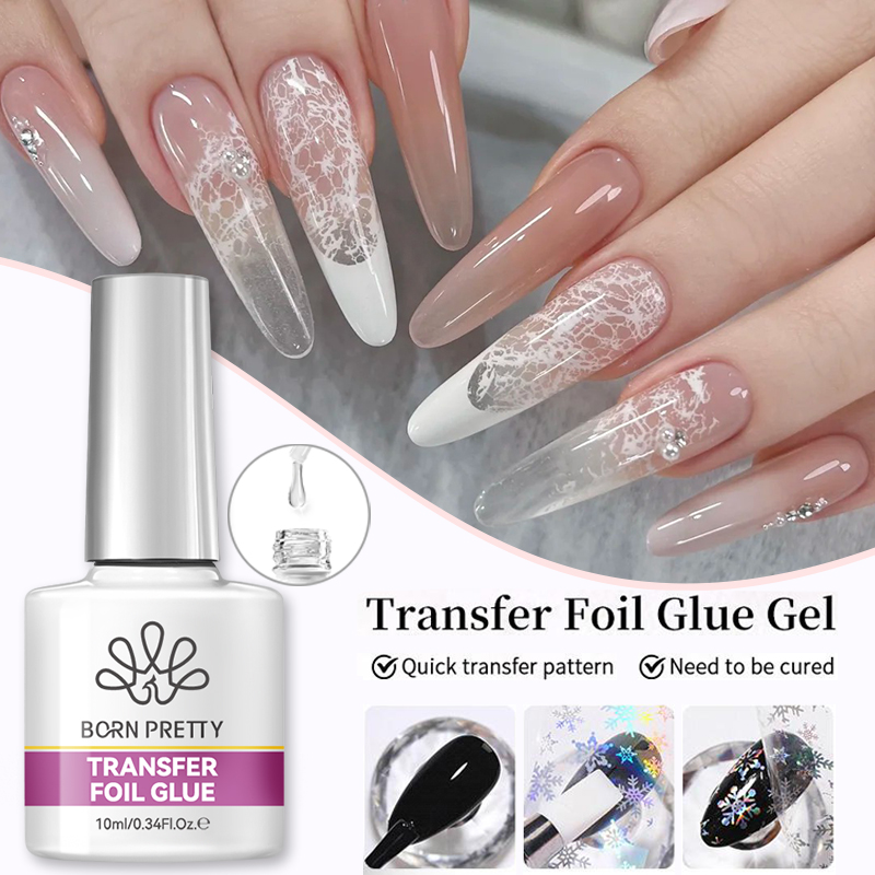 Клей-гель для фольги BORN PRET – обзор и цена Nail Foil Transfer